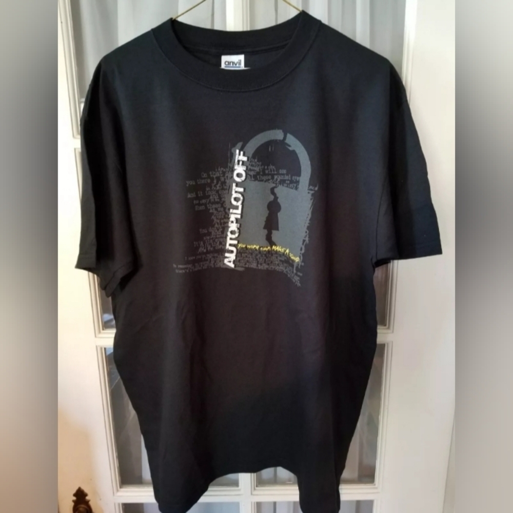 AutoPilot Off concert T-Shirt Men's Size Large rock tee